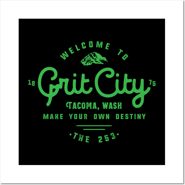 Grit City, Tacoma Washington Wall Art by derekcreates